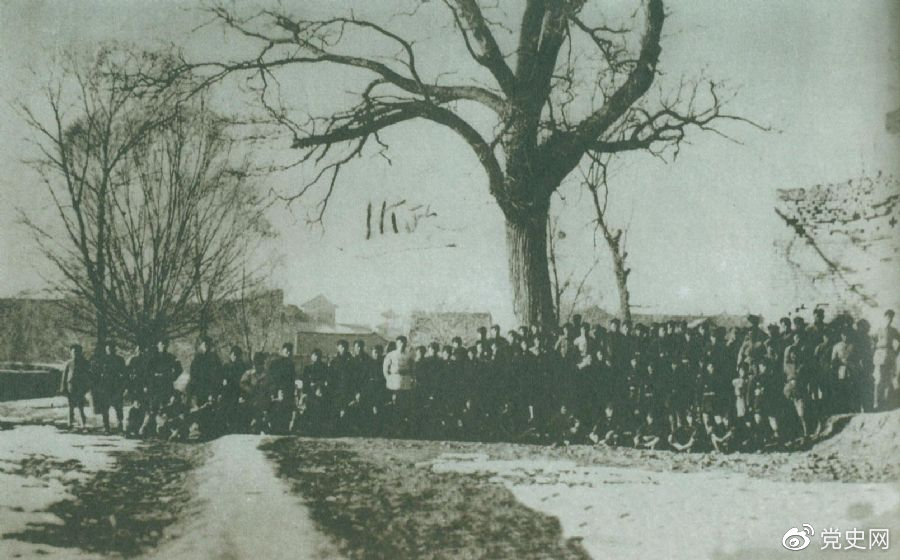 1935年8月6日，中央紅軍改稱為紅一方面軍。圖為紅一方面軍一部。